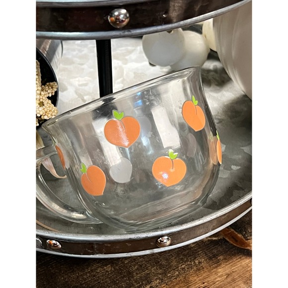 Oversized Peachy Clear Coffee Mug - Picture 2 of 3